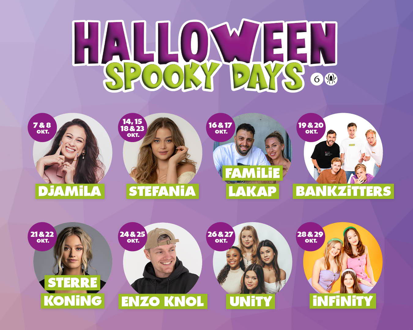 Halloween Spooky Days line-up