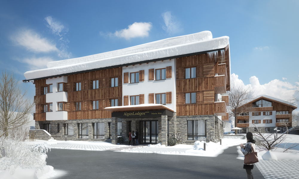 Empfangsgeb&auml;ude vom Landal Resort Maria Alm