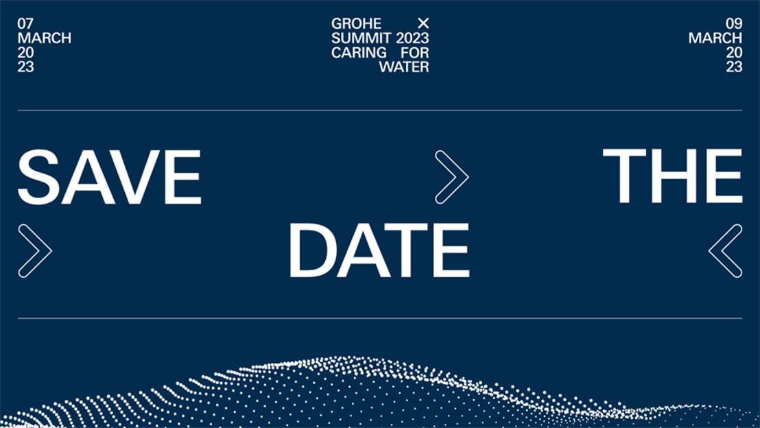 GROHE annonce le sommet GROHE X 2023 « Caring for Water »