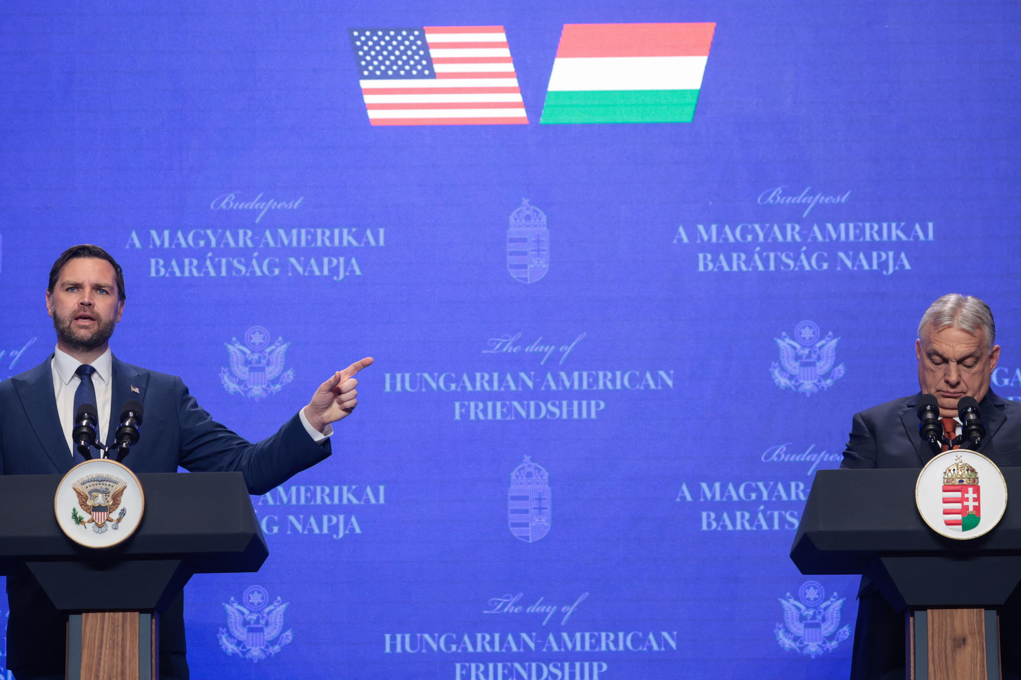 Vance accuses EU of interference ahead of Hungarian elections