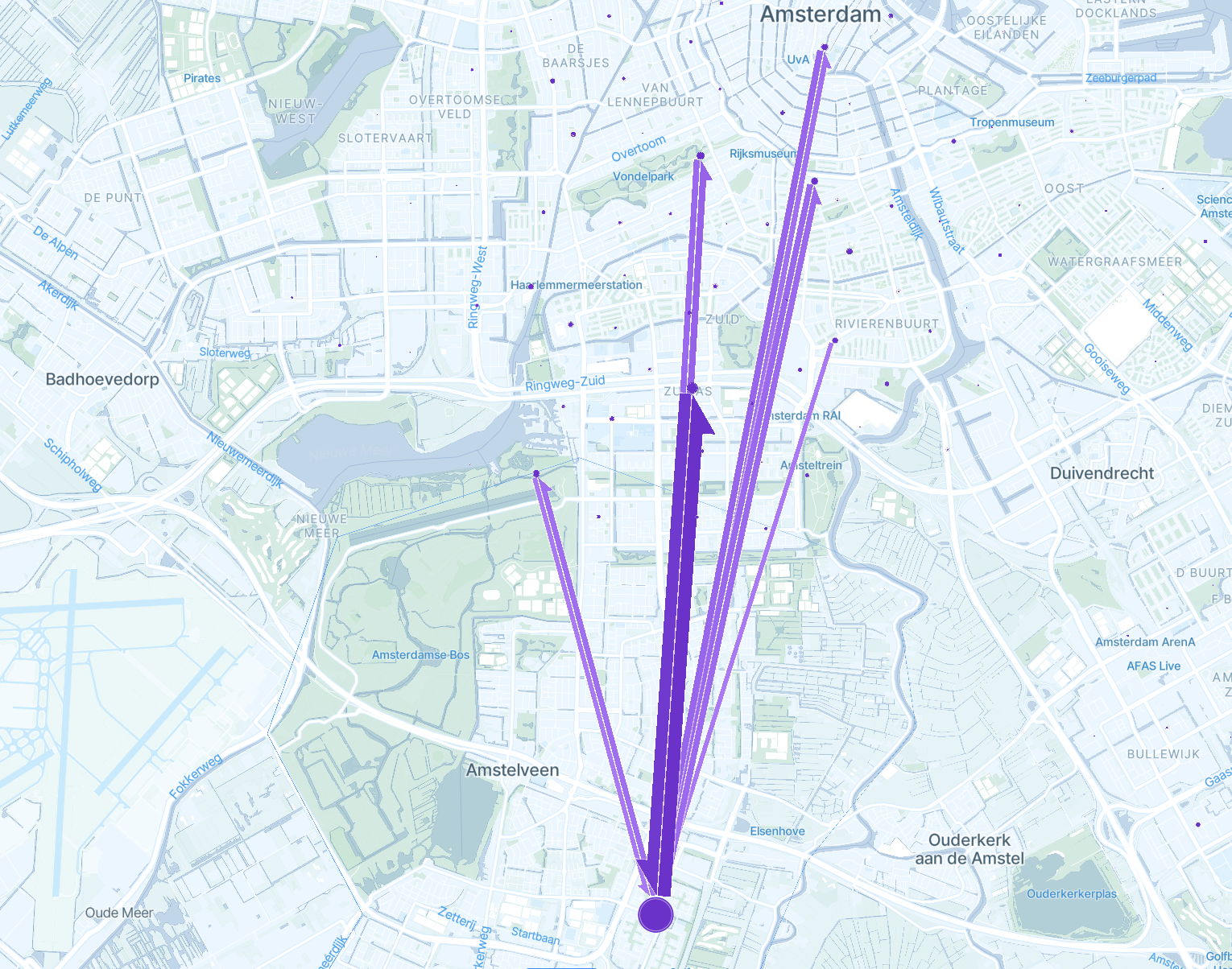 Use of the Vianova platform in the City of Amsterdam