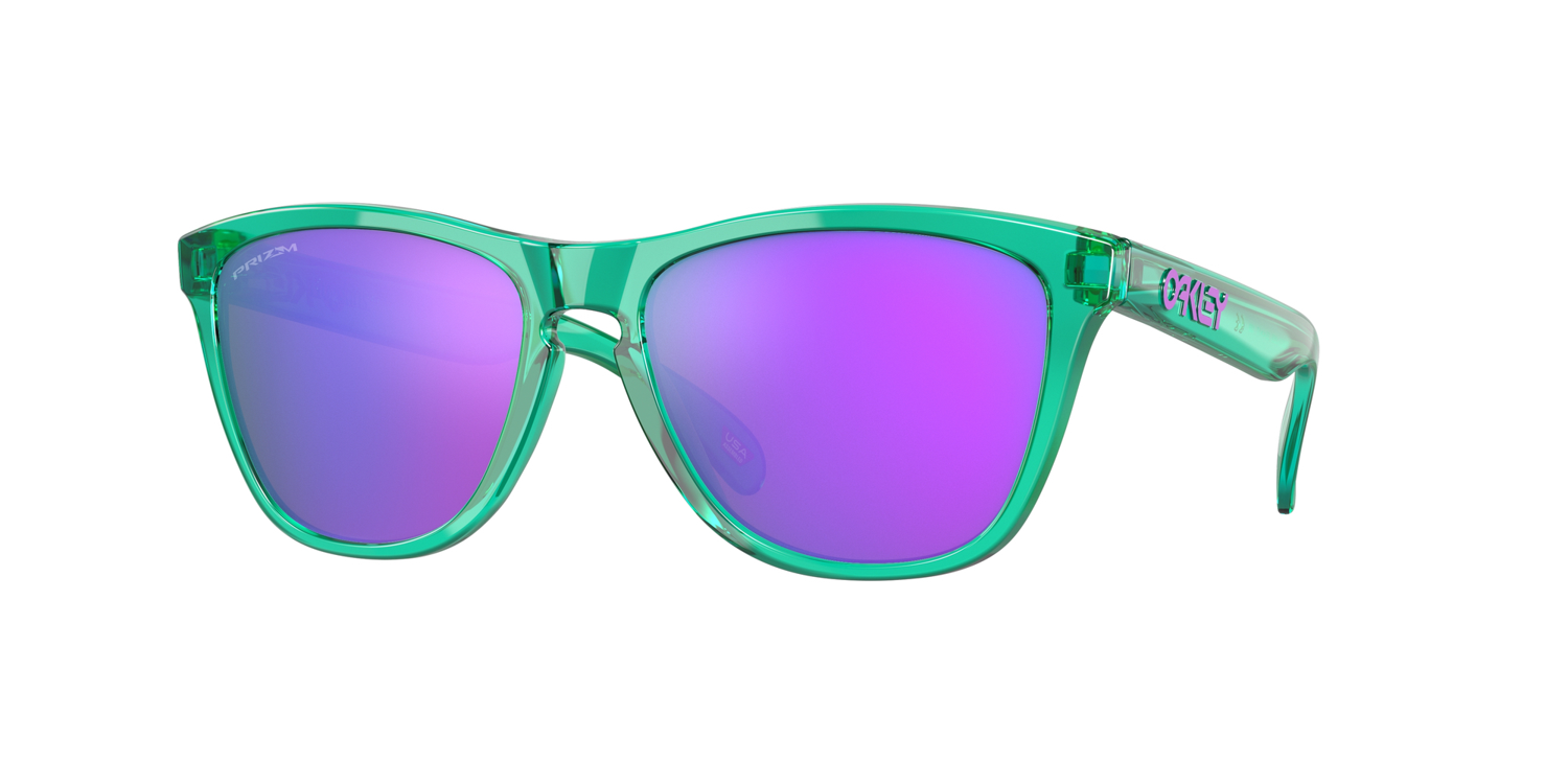 OAKLEY SPIN-SHIFT COLLECTION - FROGSKINS TRANS CELESTE WITH PRIZM VIOLET