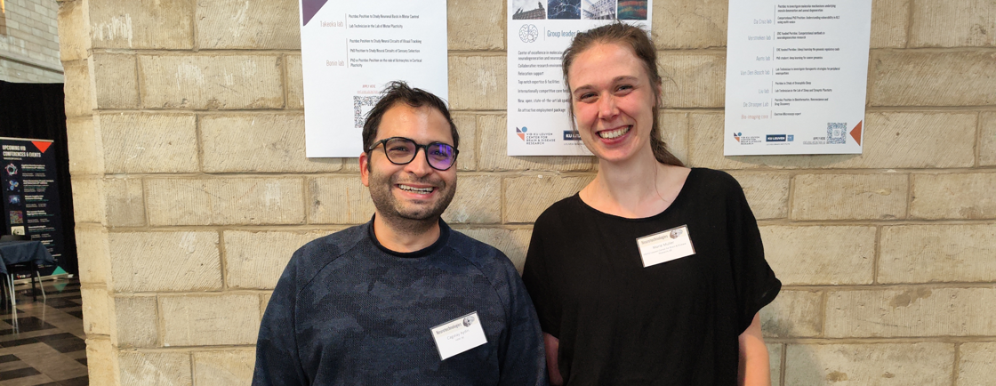 Çagatay Aydin en Marie Mulier, twee jonge hersenonderzoekers met een missie