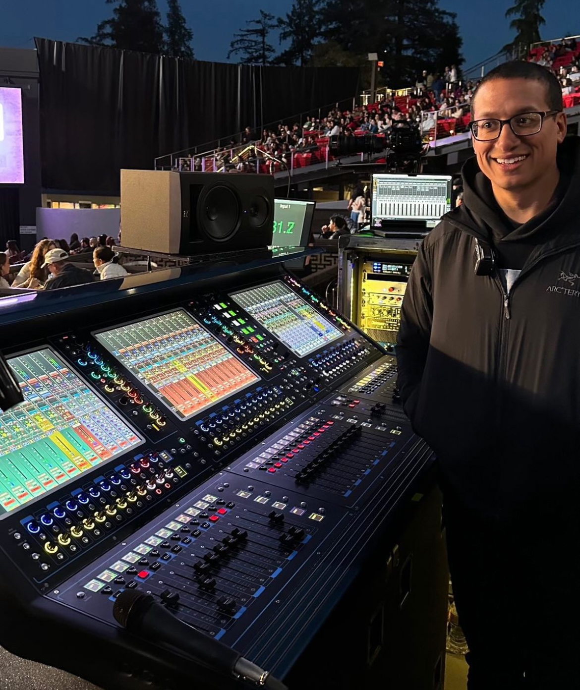 James Butera works as FOH engineer and production manager, and is currently out mixing Halsey and Alex Warren
(Image courtesy of James Butera) James Butera works as FOH engineer and production manager, and is currently out mixing Halsey and Alex Warren
(Image courtesy of James Butera)