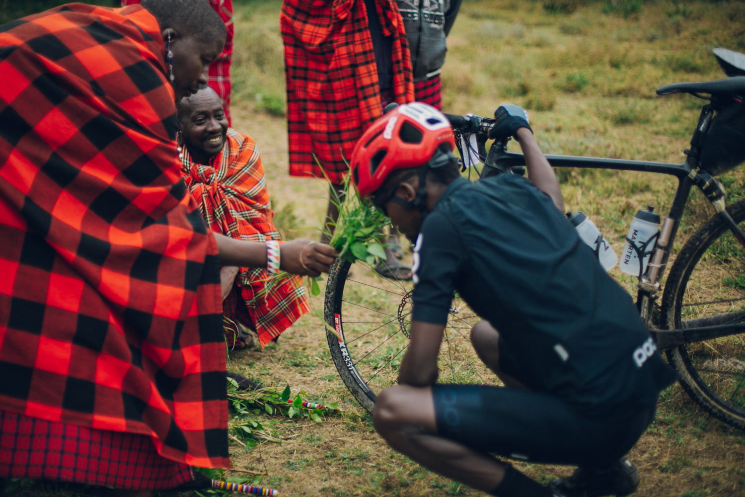 Blessing by the Maasai