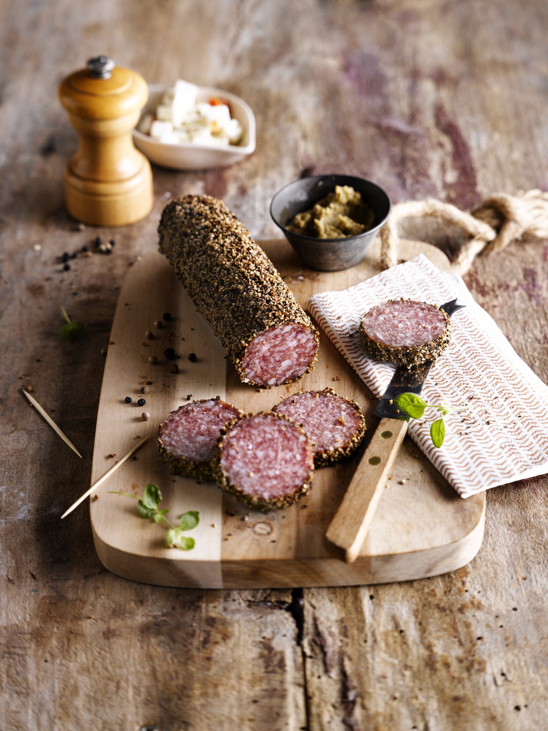 Saucisson au poivre