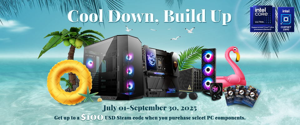 MSI stellt neue High-End-Wasserkühlung MPG CORELIQUID P13 360 / WHITE zum Start der Sommeraktion „Cool Down, Build Up“ vor