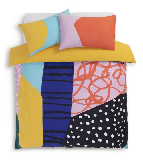 Habitat Panel Print Bedding Set, £31