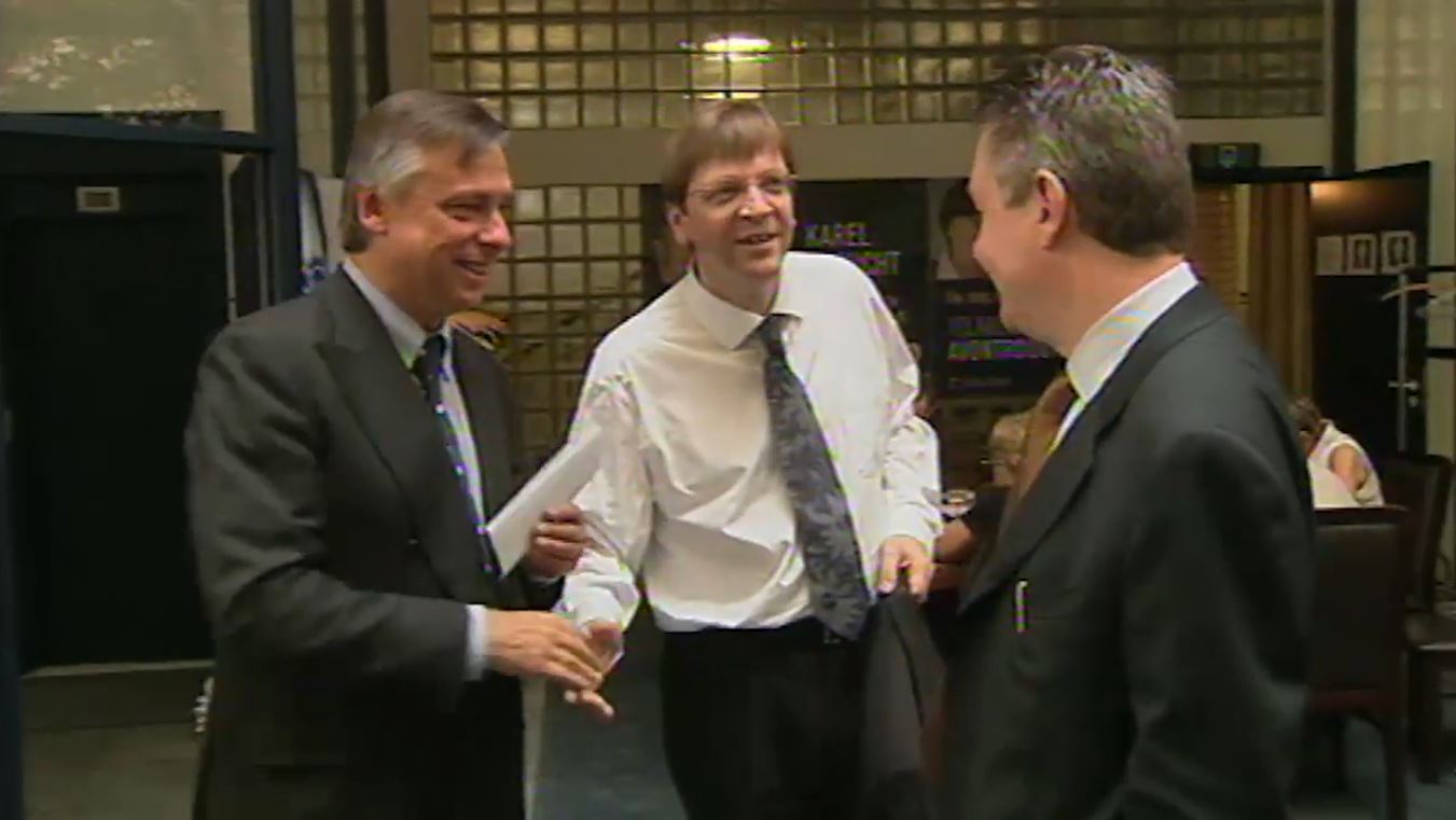 De 'Trojka Verhofstadt - Dewael - De Gucht in 2003