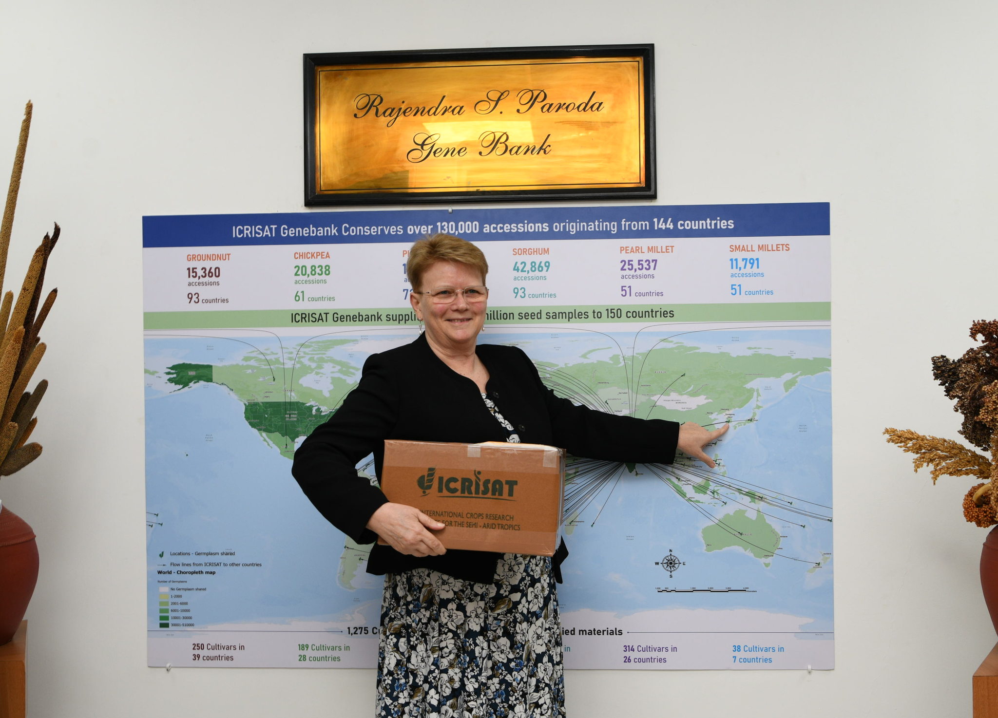 Safeguarding Plant Diversity: ICRISAT's Genebank Repatriates Four Crops to South Korea