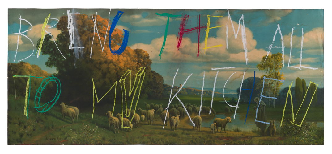 Philippe Vandenberg,
No title, ca. 2007.
Pastel on paper.
52 x 120 cm. © Estate Philippe Vandenberg.
Courtesy the Estate and Hauser & Wirth.
Photo: Joke Floreal