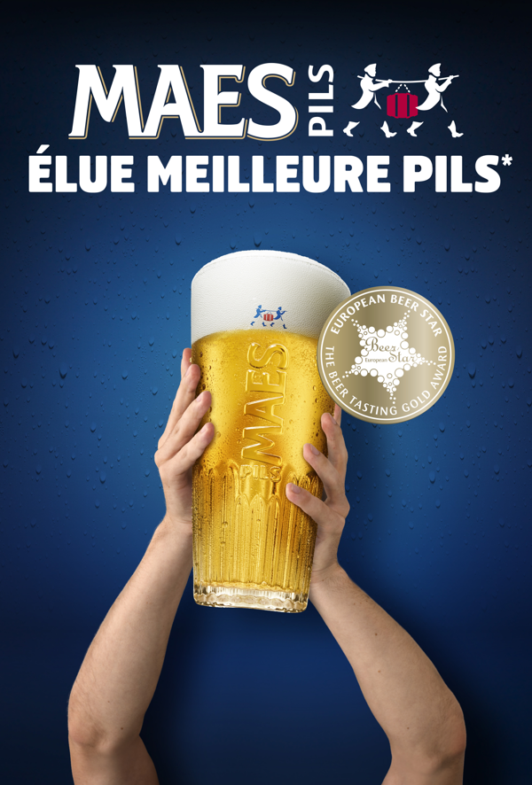 Maes Pils élue meilleure pils aux European Beer Star Awards 2014