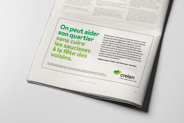 Avec Crelan, c’est facile d’aider son quartier