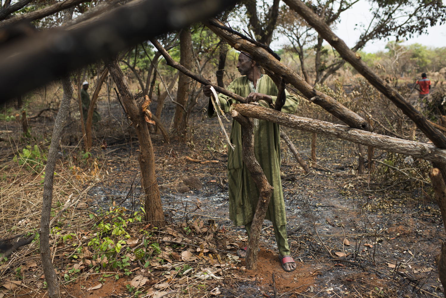 Credit Colin Delfosse. Abdou, who lived in Ippy. The fight between the UPC and FPRC (supported by self-defence militias) was intense. “Militias don’t want any Fulanis (Peuhls) in villages between Ippy and Bria. We spent more than 10 days in the bush before getting to Maloum. "