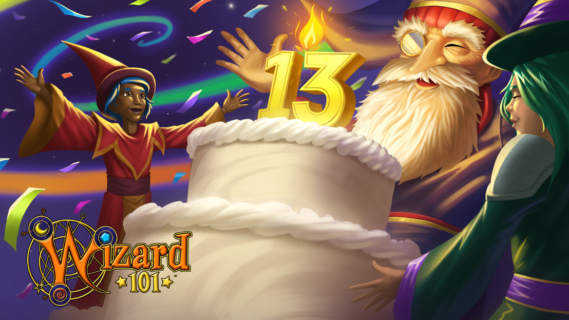 Wizard101 Celebrates 13th Anniversary with Unlimited Access to Select Worlds, Birthday Perks, and more