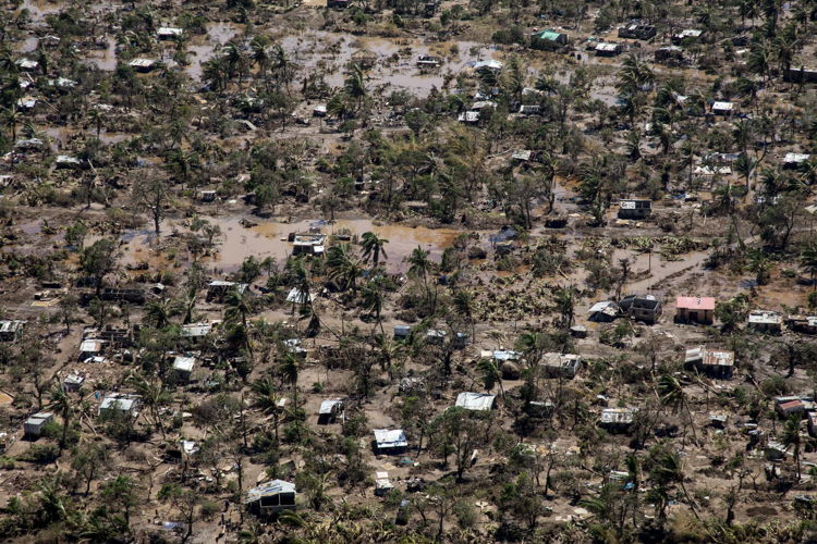 Aerial view of Buzi and the devastation caused by Cylone Idai.
Copyright: Pablo Garrigos/MSF