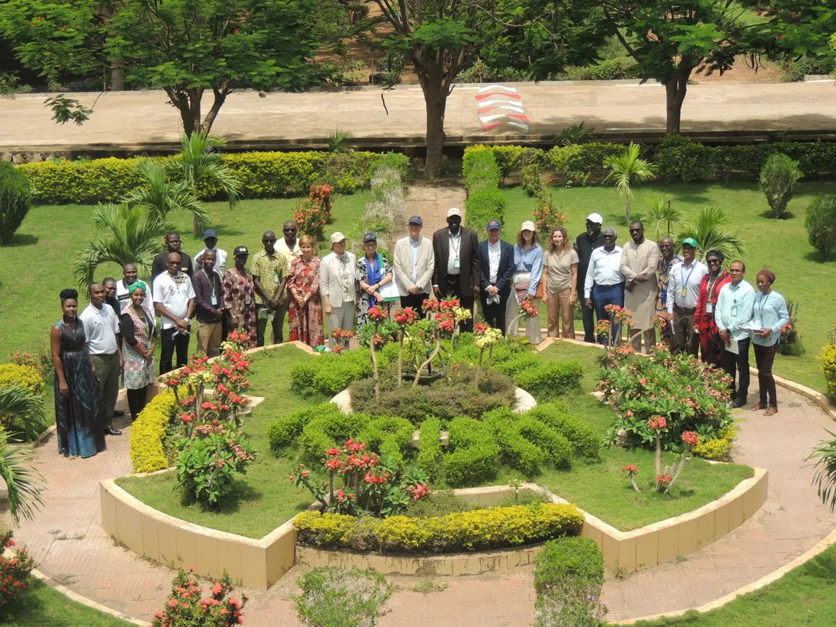 Photo de groupe de la visite. ​ Photo. ICRISAT