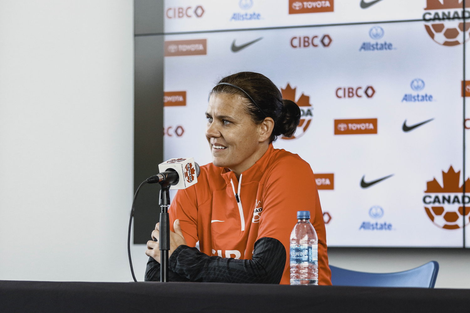 Christine Sinclair Press Conference, Montreal 