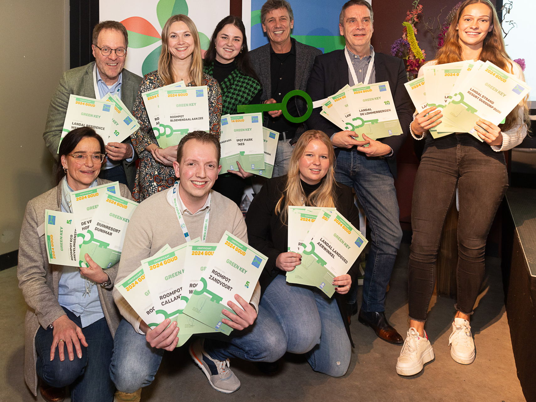 Gouden Green Key certificaten voor 11 nieuwe vakantieparken van Roompot en Landal GreenParks