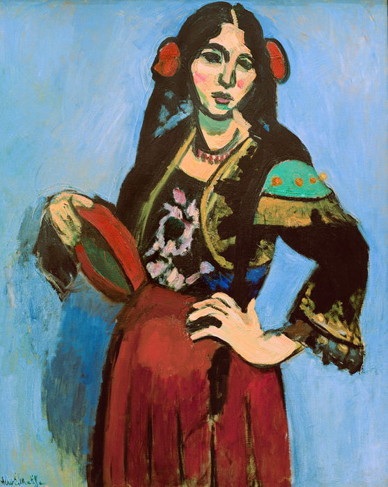 “Spanish Woman with Tambourine”, 1909. Henri Matisse. AKG112339 © akg-images