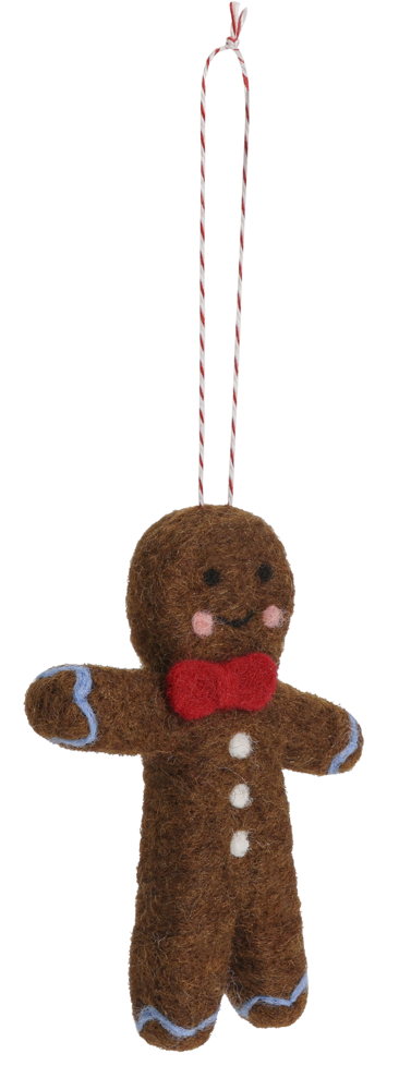 Habitat 1pk Felt Gingerbread Dec,£5