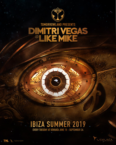 'Tomorrowland presents Dimitri Vegas & Like Mike' come back to Ushuaïa Ibiza Beach Hotel