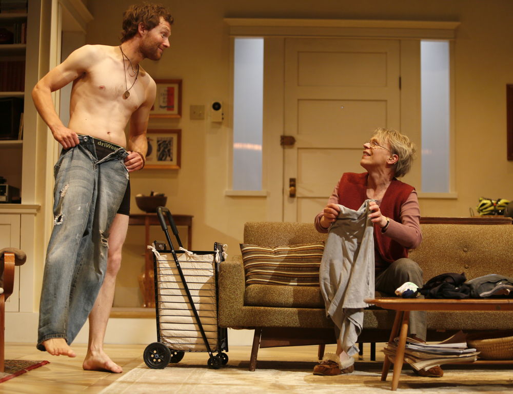 Nathan Howe (Leo) and Brenda Robins (Vera) in 4000 Miles (by Amy Herzog) / Photo by Tim Matheson