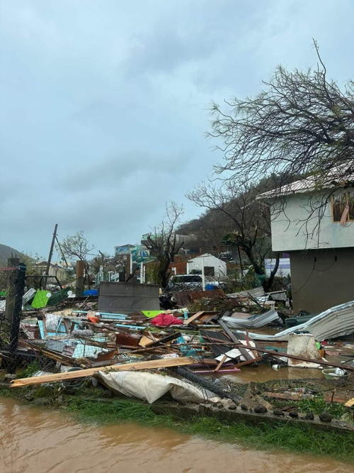 Captured Images from Hurricane Beryl. All Rights to the Owner.