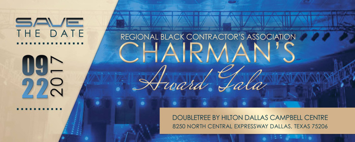 Regional Black Contractors Association of North Texas Inaugural Chairman's Awards Gala