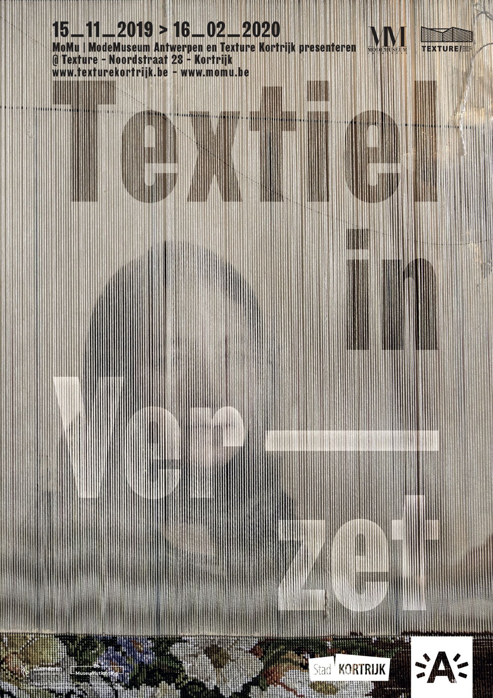 Campagnebeeld 'Textiel in Verzet' (c) Foto: Mashid Mohadjerin, Grafisch ontwerp: Jelle Jespers 