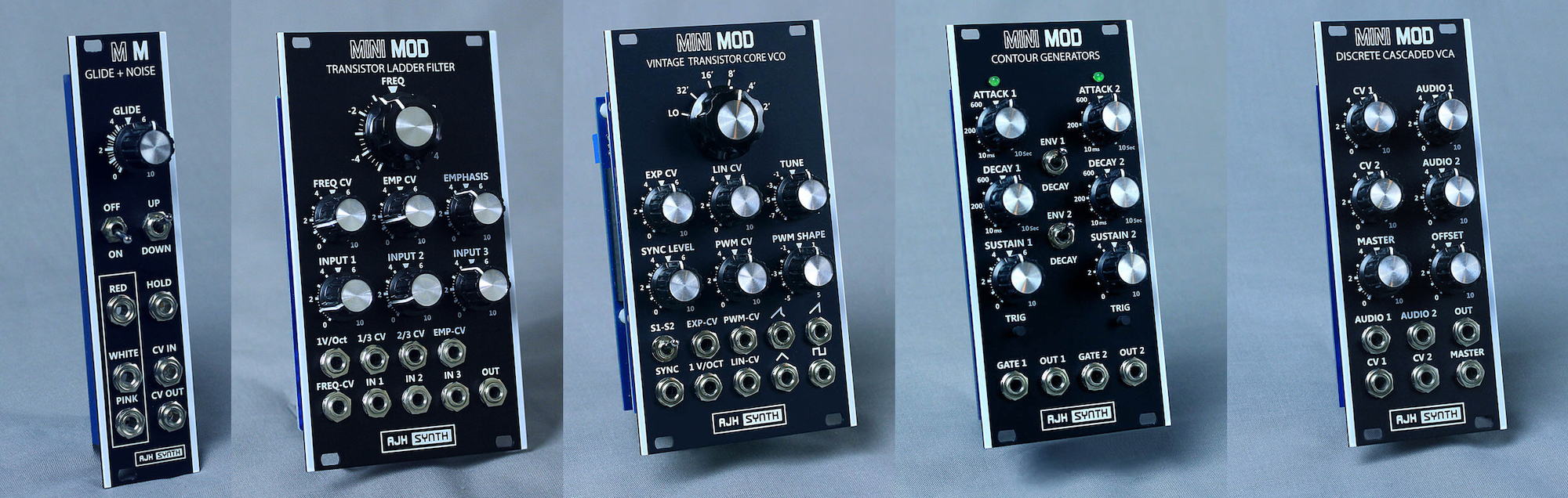The AJH Synth MiniMod system The AJH Synth MiniMod system