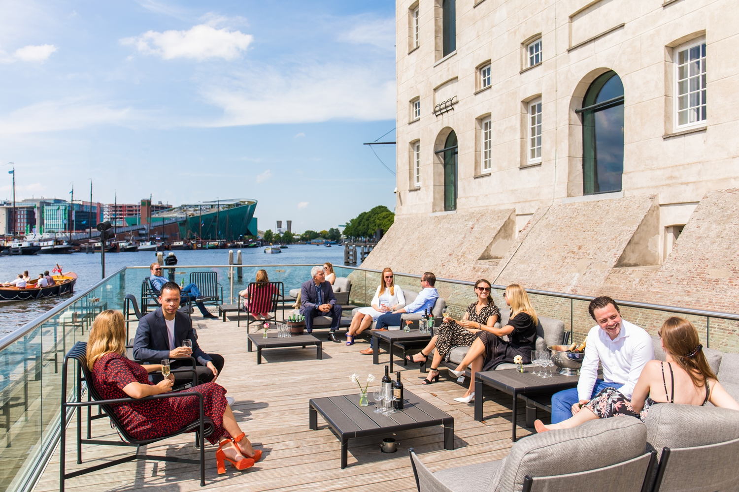 Borrelen bij het Scheepvaartmuseum