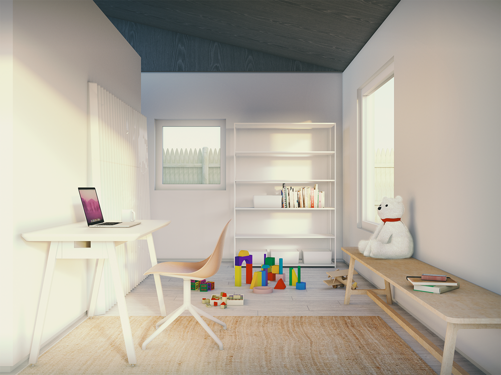 Interior Rendering, Courtesy Jennifer Bonner / MALL