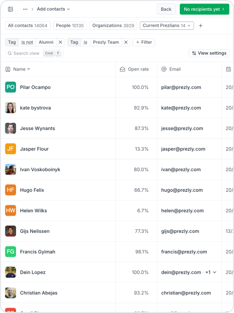 Curated media lists built for your story