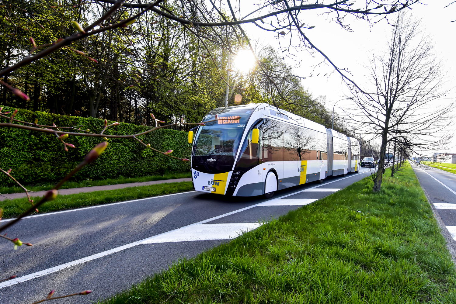 Een trambus combineert de wendbaarheid van een bus met het comfort en de capaciteit van een tram.