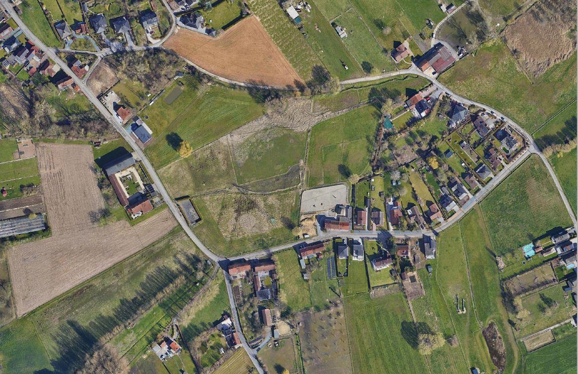 Luchtbeeld Relegemse Motte (bron: Google)