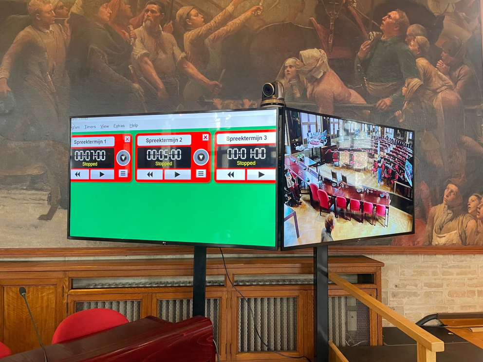 Nieuw audiovisueel systeem voor gemeenteraad Leuven