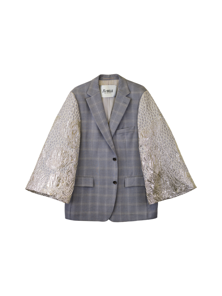 ReBELLE Antwerp_2024_Kimono Blazer Grey Silver_EUR269