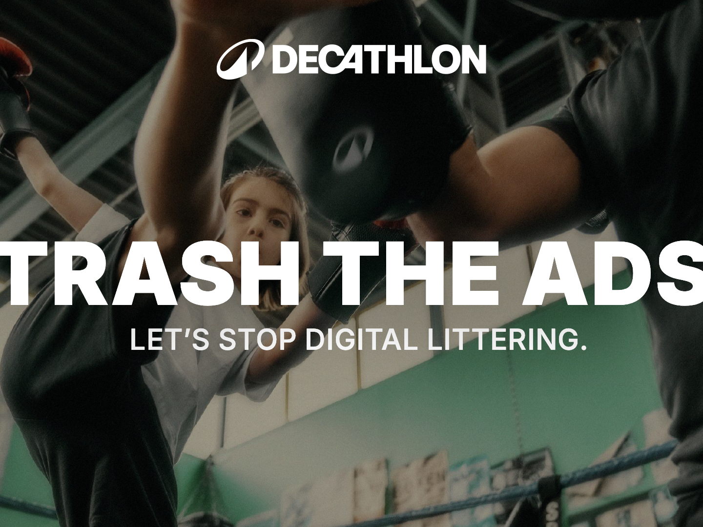 Decathlon demande le retrait de la publicité