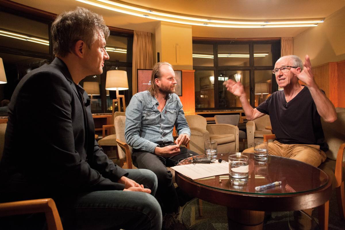 Studio Flagey - Van Bowie tot onder : Bart Peeters, Tom Van Laere, Raymond Van het Groenewoud - (c) Inne Vandaele / VRT