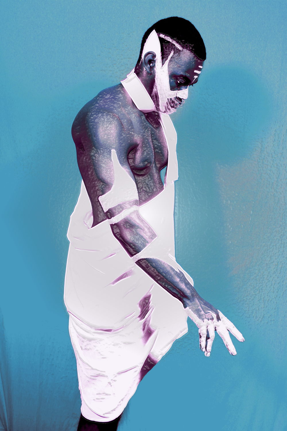 13. AiRich, ZAGWÉ I - Energy of guidance, strength and power, 2015, fotografie, 20 x 30 cm, Model Jamahl Richters