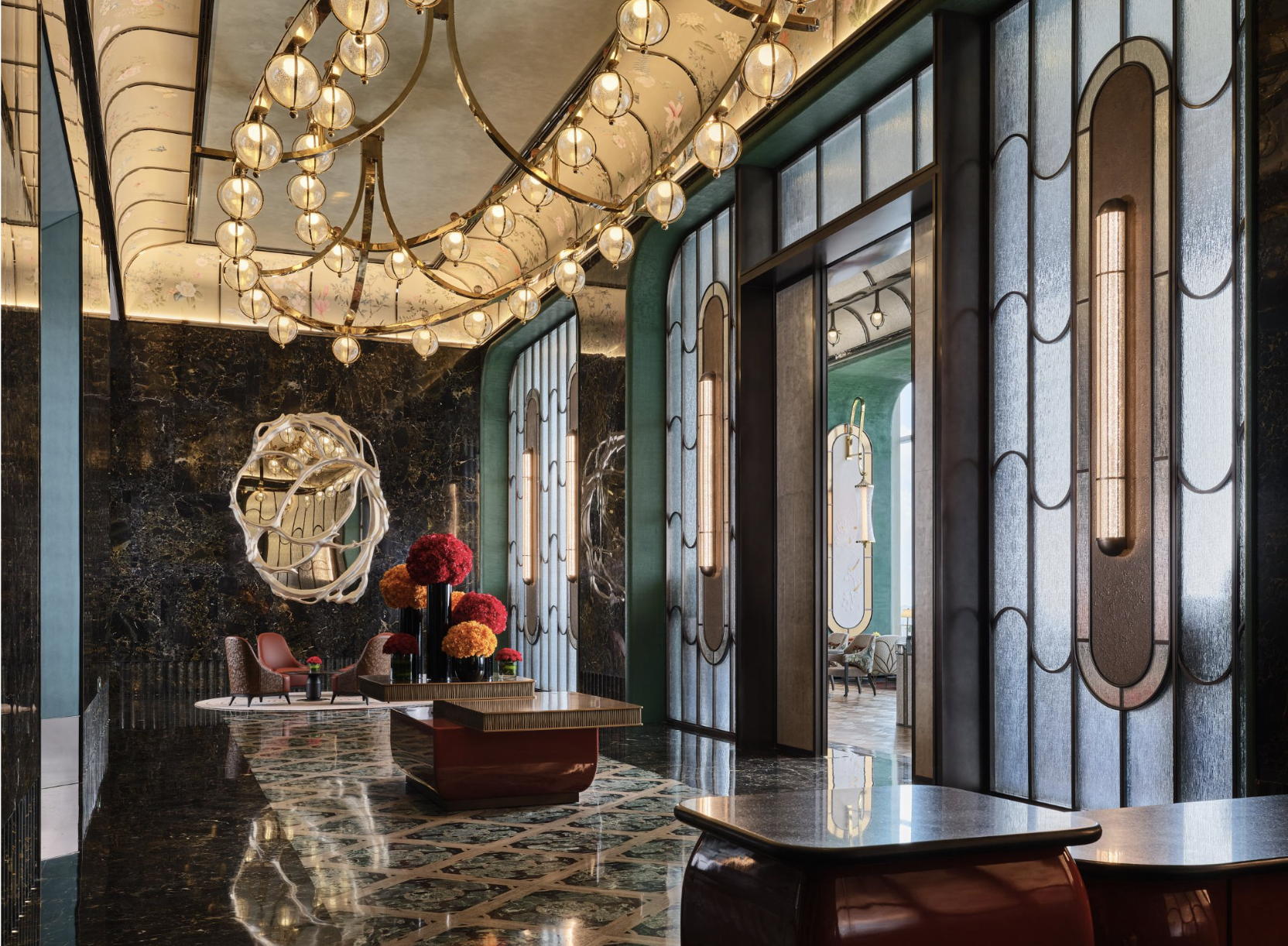 Members-only sky clubhouse at Wenzhou Lucheng Plaza by AB Concept - photography by Owen Raggett
