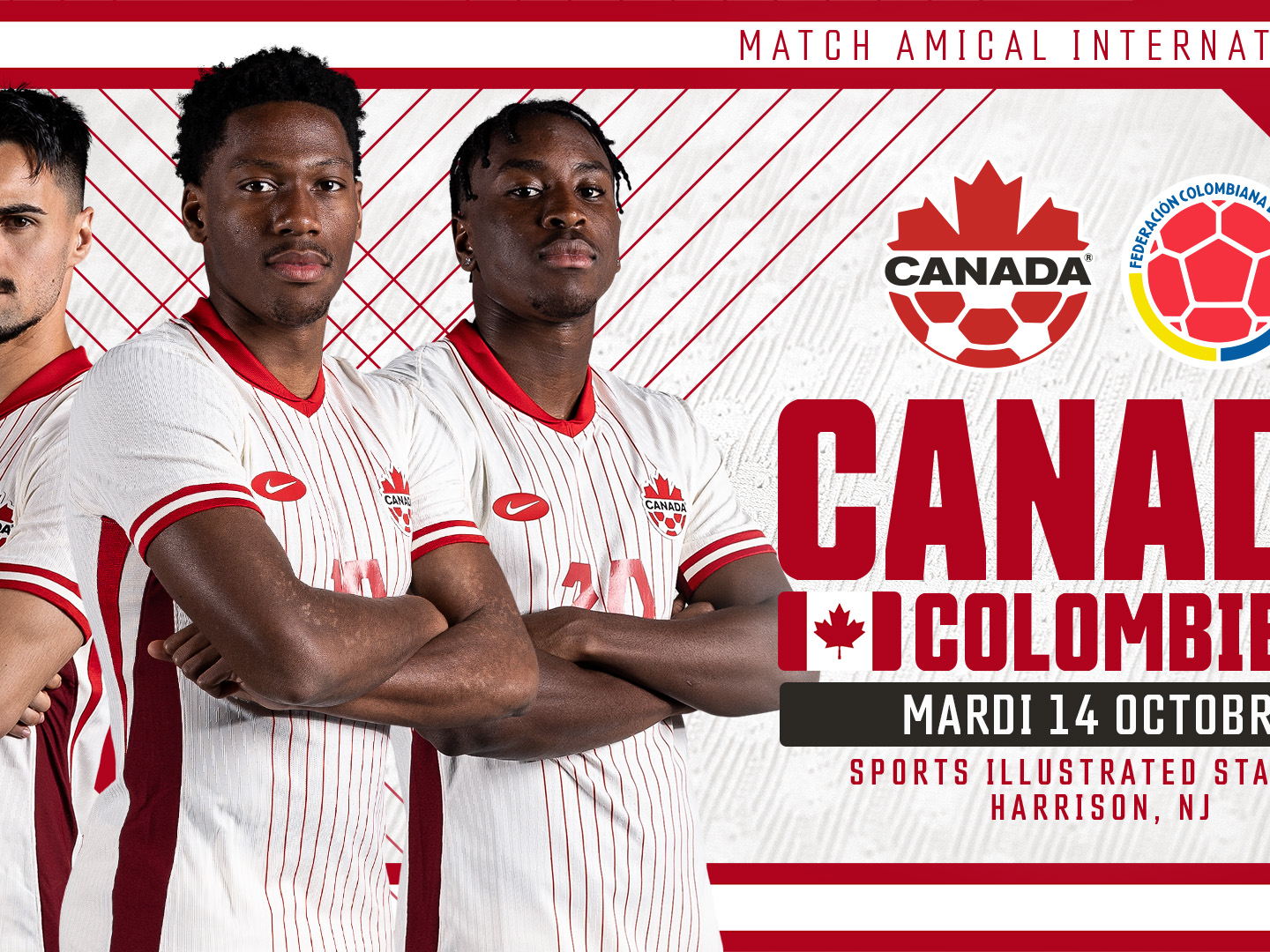 Le CANMNT affrontera la Colombie lors d'un match amical international en octobre