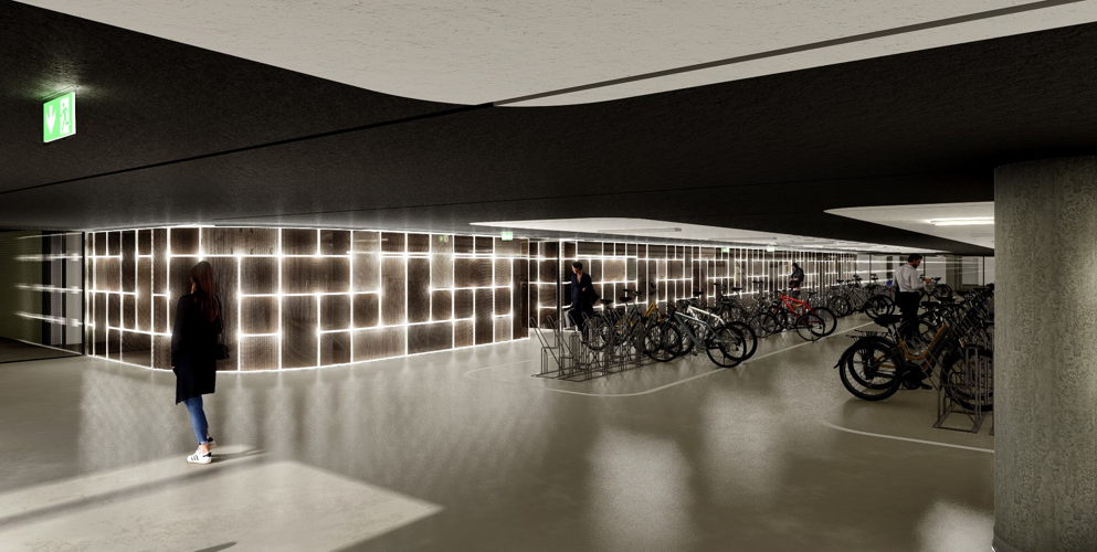 Groenplaats ondergrond richting wand ©Witteveen+Bos i.s.m. Cross Architecture