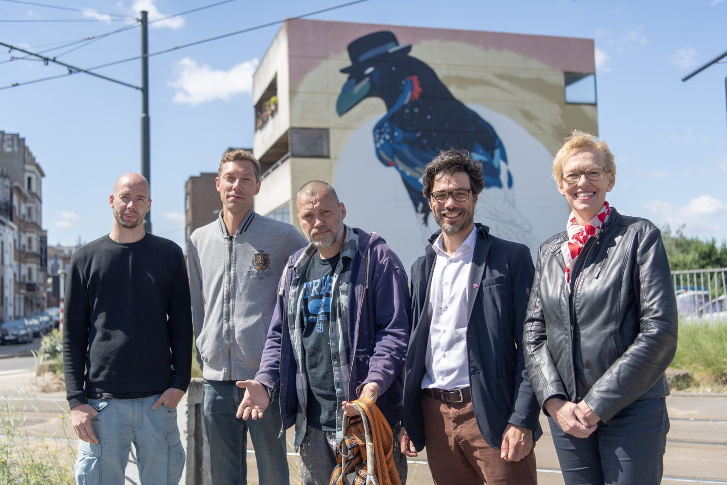 Benoit Beth, Laurent Keiser, Sozyone Gonzalez, Benjamin Cadranel et Karine Lalieux ©  Eric Danhier