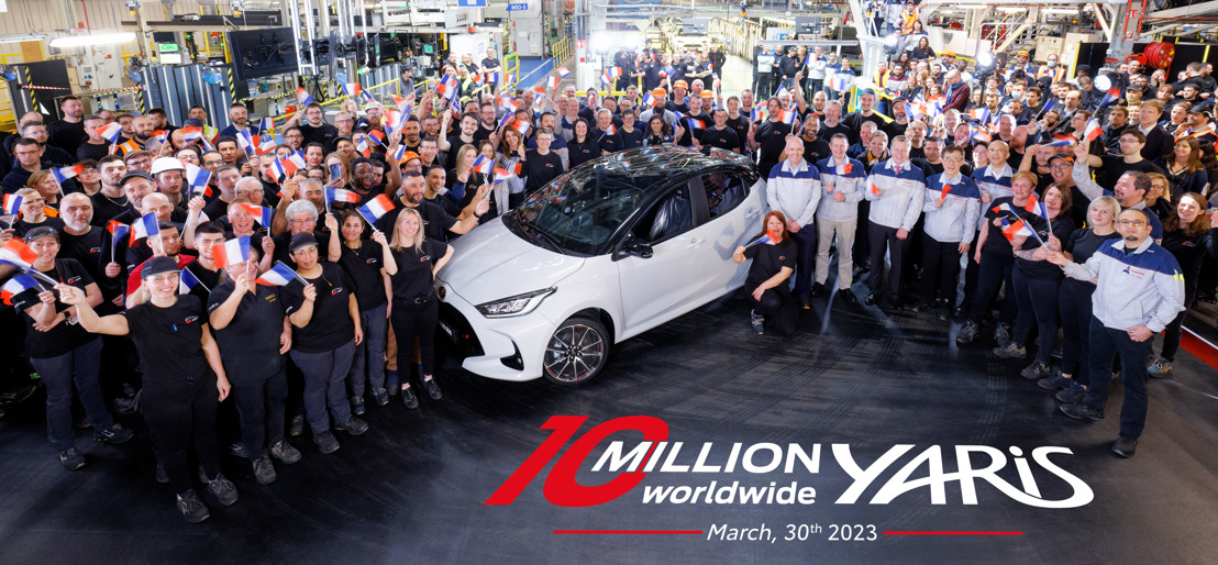 Toyota Yaris bereikt mijlpaal van 10 miljoen verkochte exemplaren wereldwijd