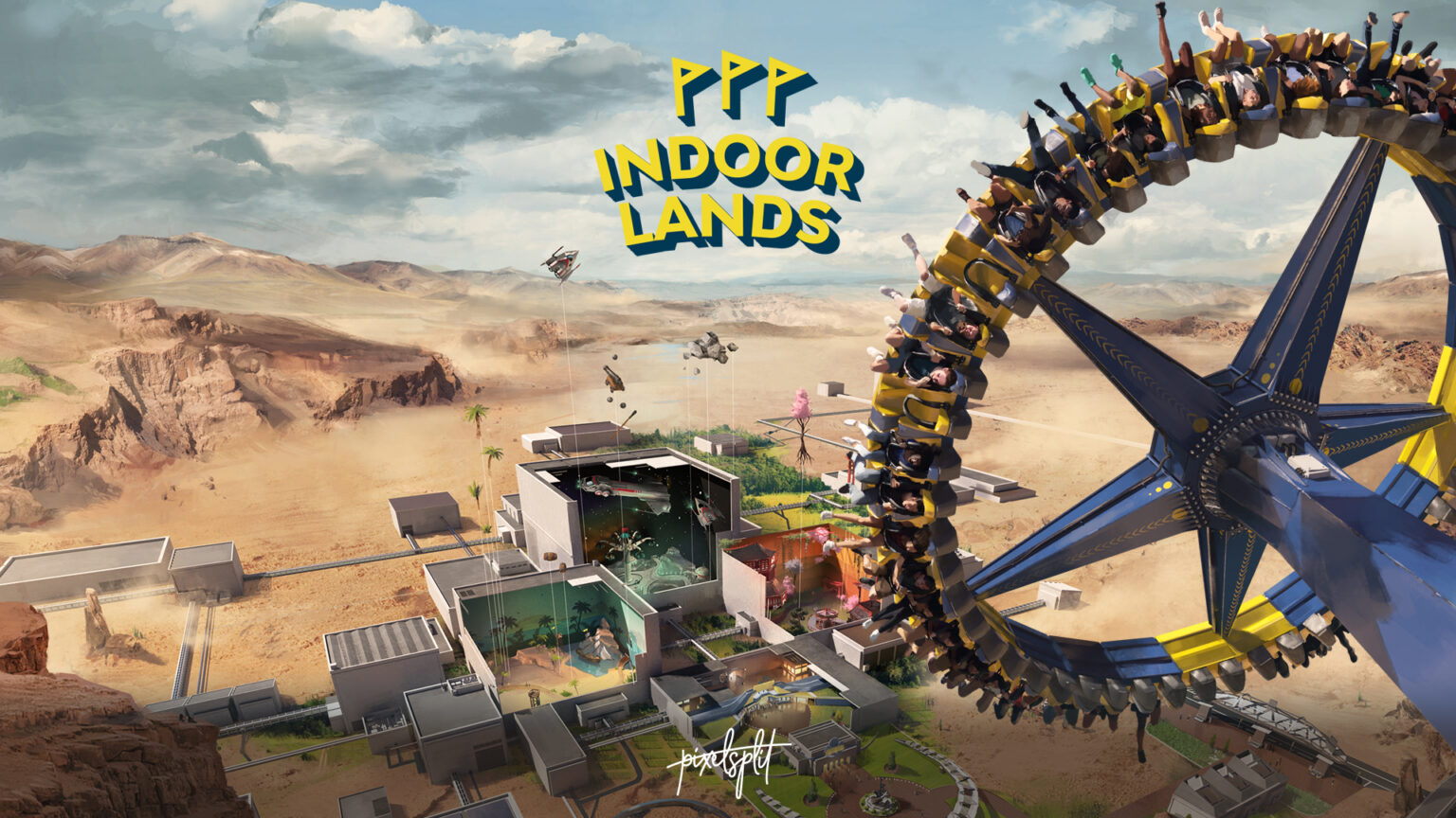 Indoorlands Theme Park Sim Launches on Steam Today