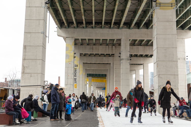 The Bentway - Skating - photo by AndrewWilliamson 3