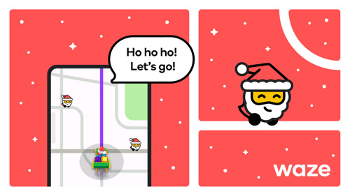 Preview: Llegó navidad a Waze con la voz de Santa y más