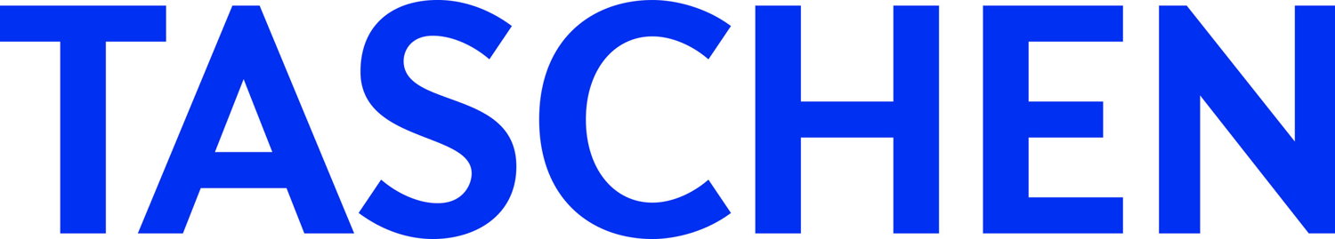 Das Logo des Taschen Verlags.